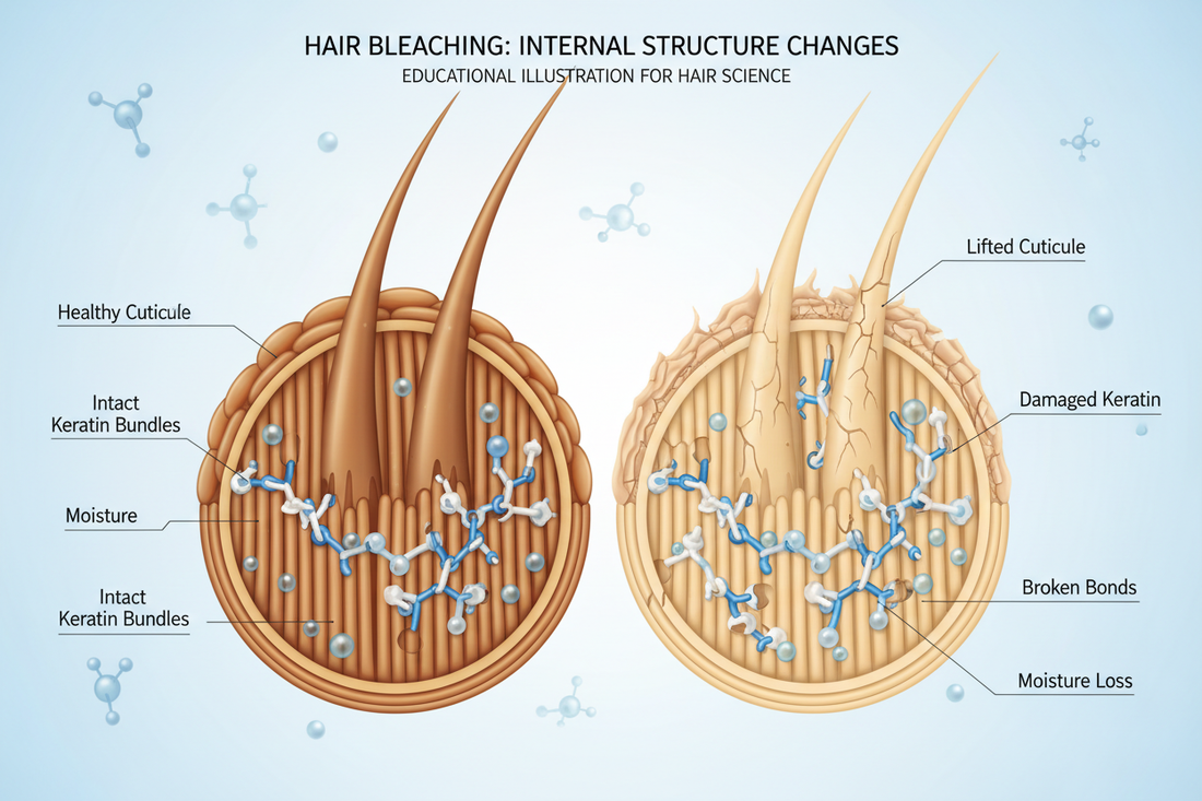 Does Bleaching Hair Cause Damage and How Severe Is It