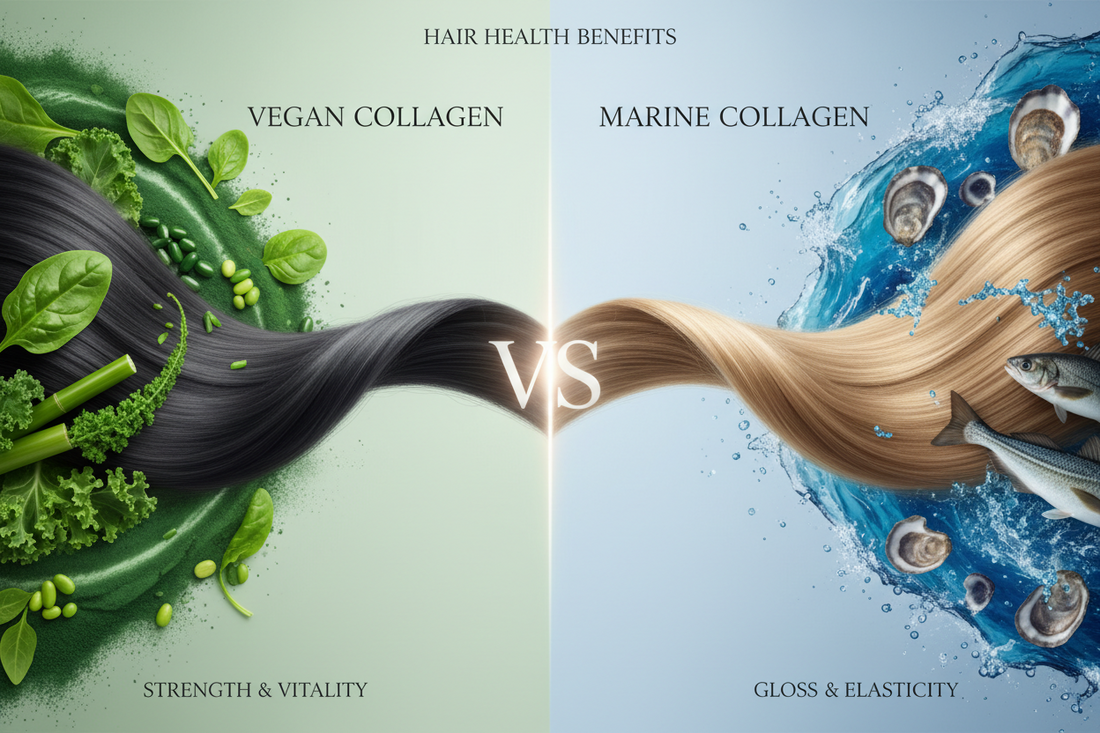 Vegan Collagen vs Marine Collagen: Which Stops Hair Breakage Better?