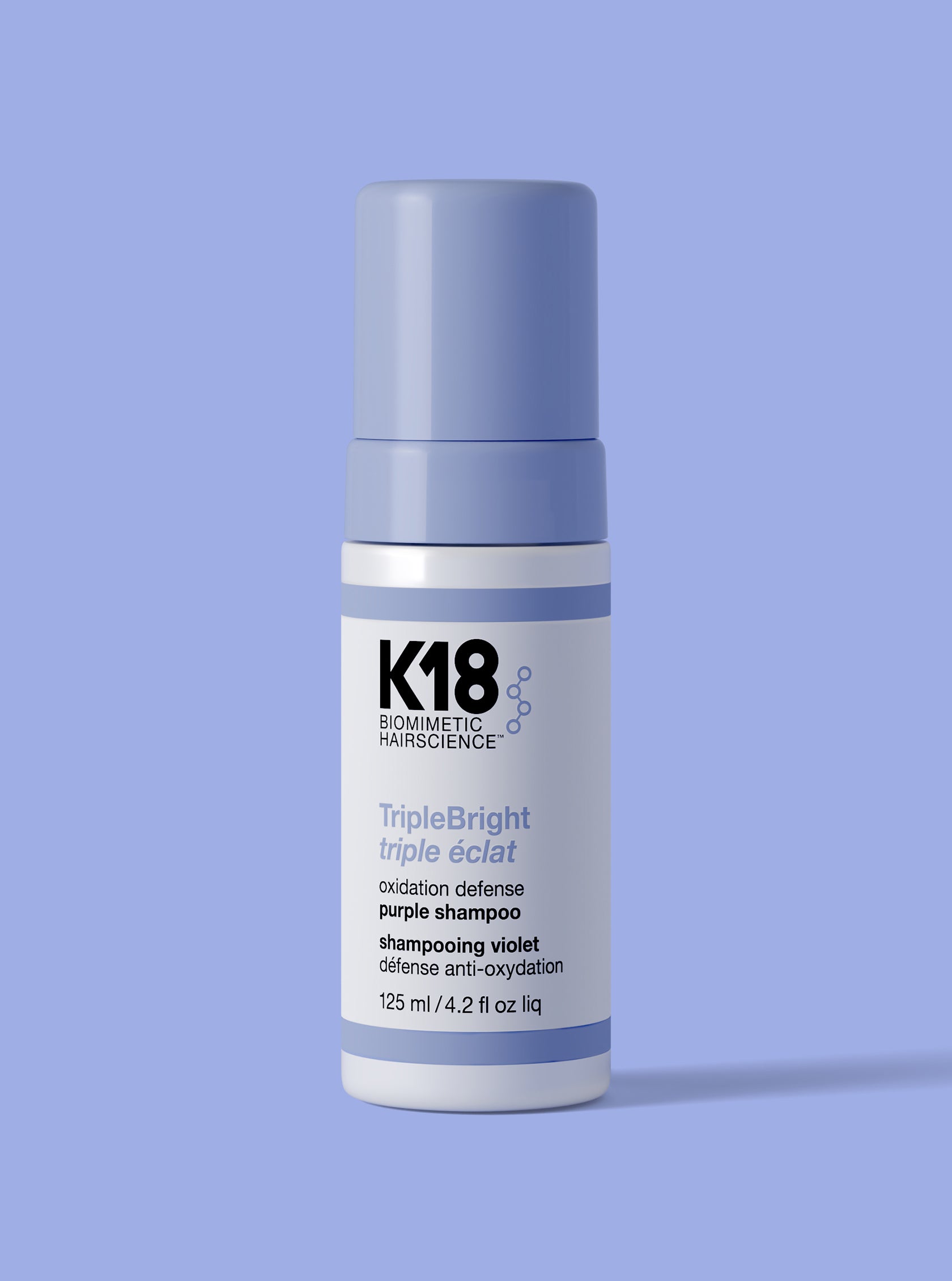 TripleBright oxidation defense purple shampoo 125ml - K18 Australia