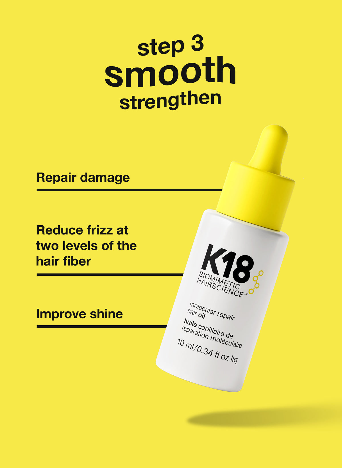 K18 Australia Repair, Protect + Smooth Holiday Kit featuring hair repair and smoothing products in a simple set.