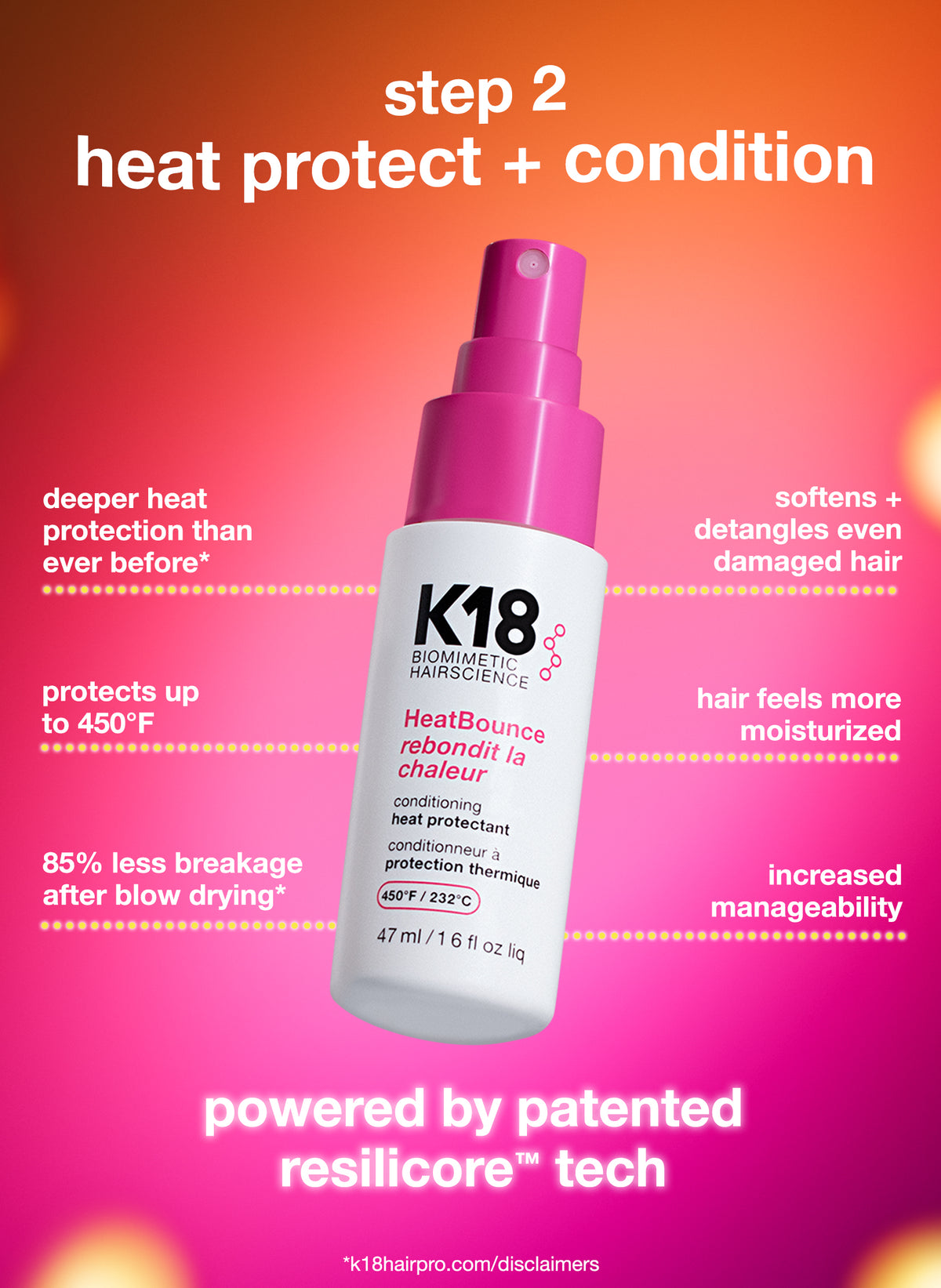 K18 Australia repair, protect, and smooth holiday kit with hair treatment bottles and tools for damaged, frizzy hair.
