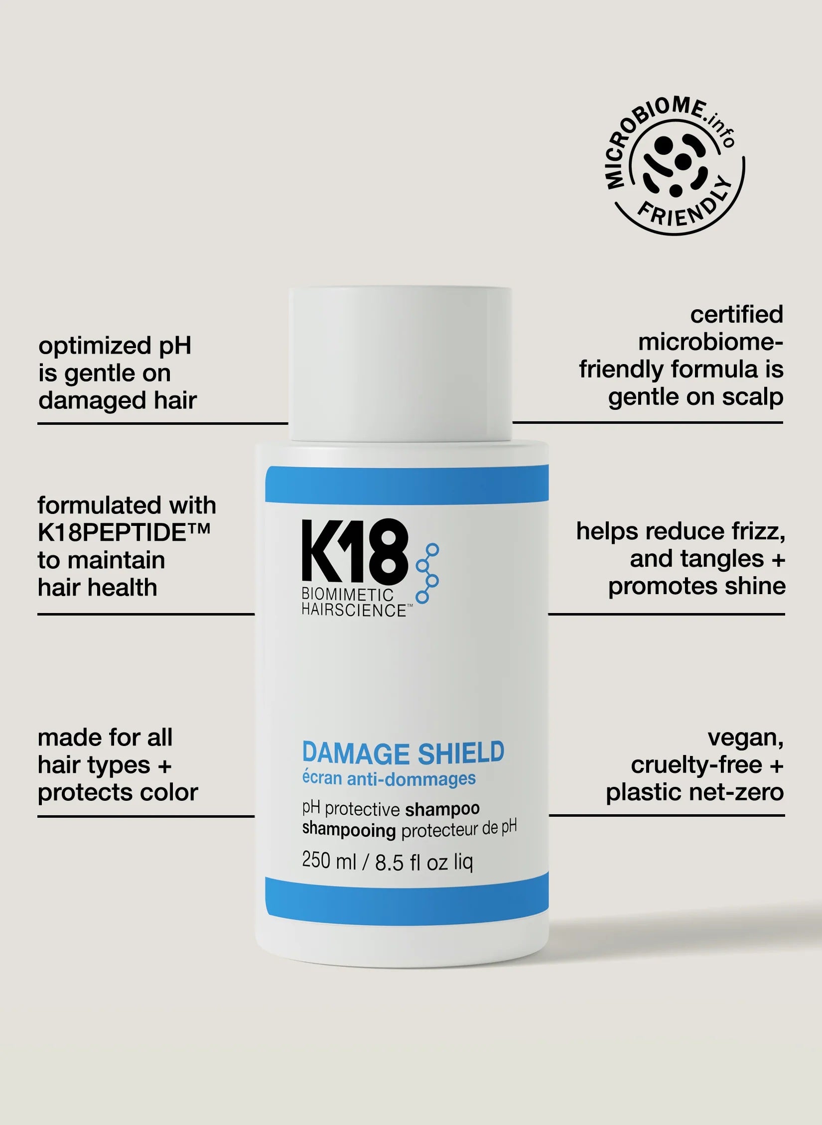 *DAMAGE SHIELD protective shampoo + conditioner routine - K18 Australia
