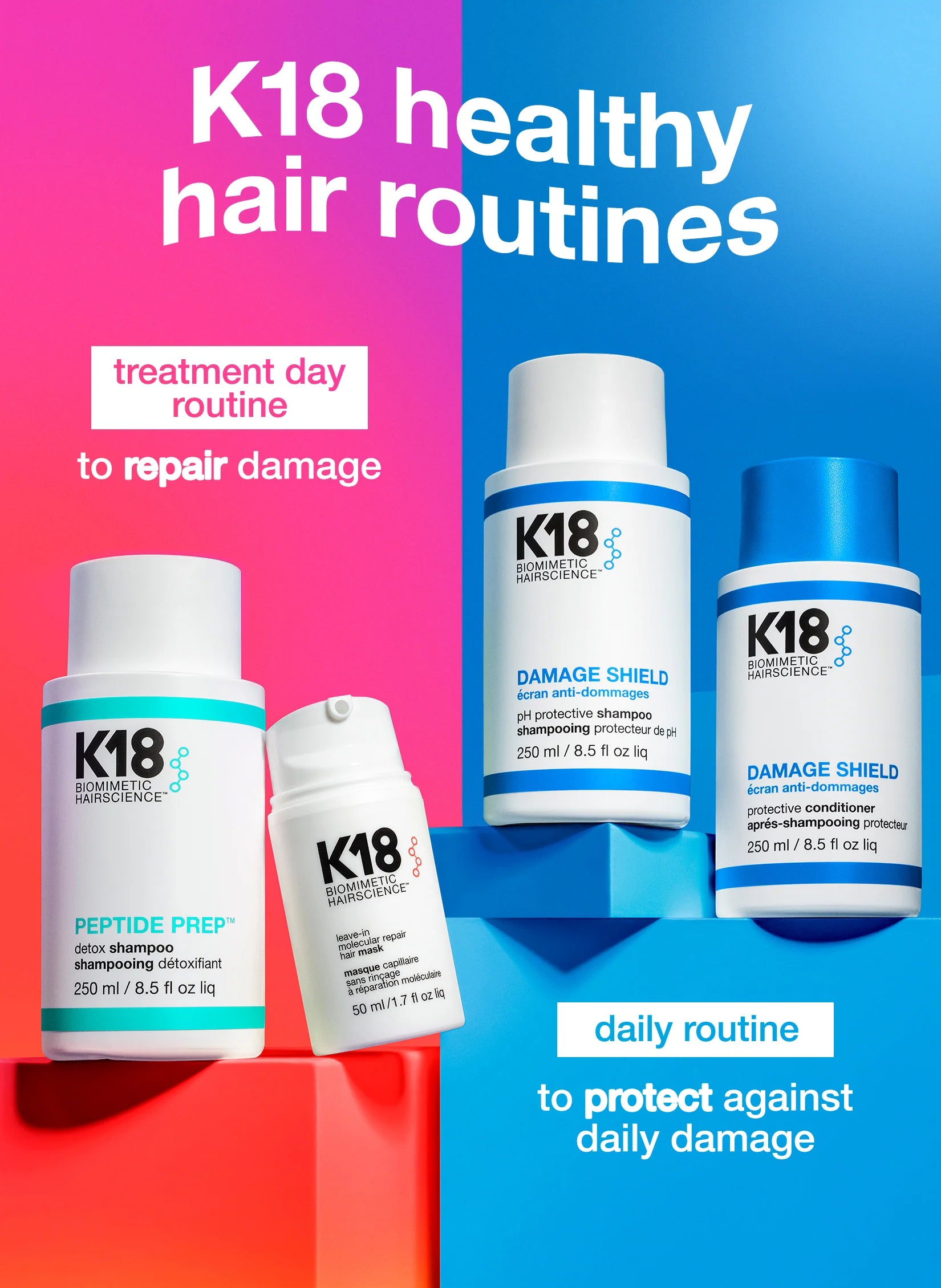 *DAMAGE SHIELD pH protective shampoo - K18 Australia
