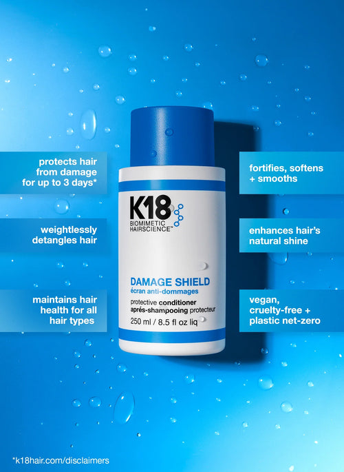 *DAMAGE SHIELD protective shampoo + conditioner routine - K18 Australia