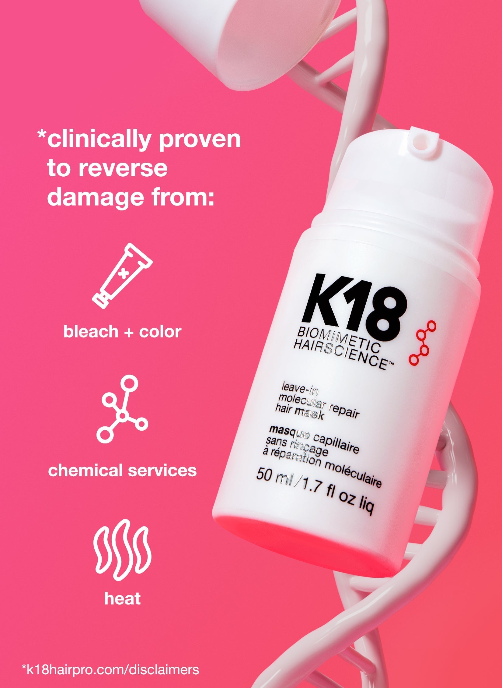 *K18 PEPTIDE PREP™ detox shampoo & leave-in repair mask routine - K18 Australia
